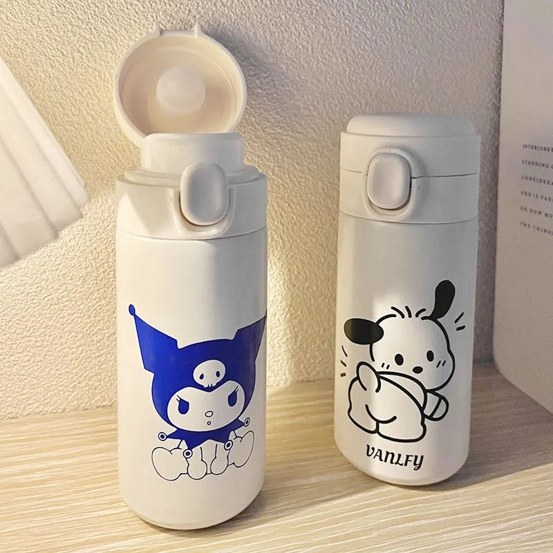 Ladies Insulated Stainless Steel Water Bottle Leak-Proof Secure Closure Creative Design