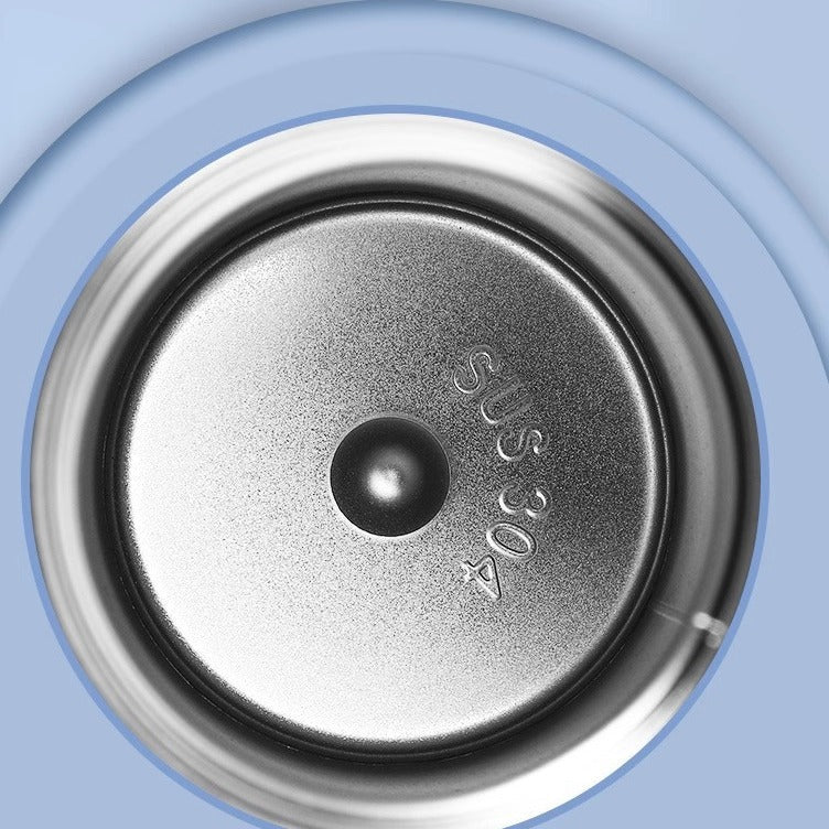 Insulated Stainless Steel Water Bottle for Women with One-Hand Opening Mechanism