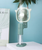 Harrow Mist Spray Fan Handheld Rechargeable Portable Cooling Fan with Adjustable Speeds