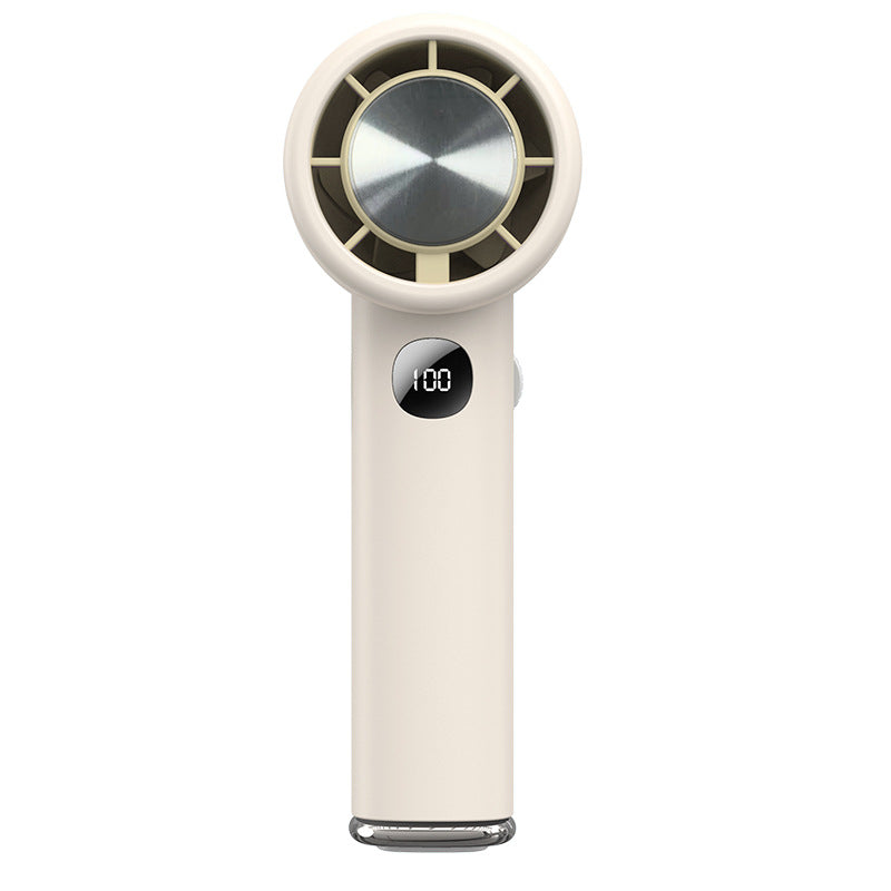 Portable High-Performance Personal Fan USB Rechargeable Cordless with LCD Display and Multiple Speeds