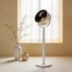 Portable USB Table Fan with Integrated LED Light Adjustable Speed Compact and Lightweight