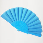 Ladies Hand Fan High-Quality Paper and Natural Wood Elegant Foldable Handheld Fan