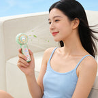 Harrow Handheld Cooling Fan USB Rechargeable Portable Cartoon Design Quiet Operation
