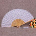 Ladies Lace Fan Elegant Filigree Lightweight Handheld Accessory