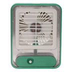 USB Personal Microclimate Cooler Compact Desk Fan with Transparent Water Tank and Adjustable Louver