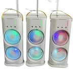 Harrow Double Spray Fan with Remote Control Quiet Operation for Home and Office