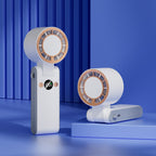 Mini Cooling Fan USB Rechargeable Portable Compact Personal Fan with Adjustable Speeds