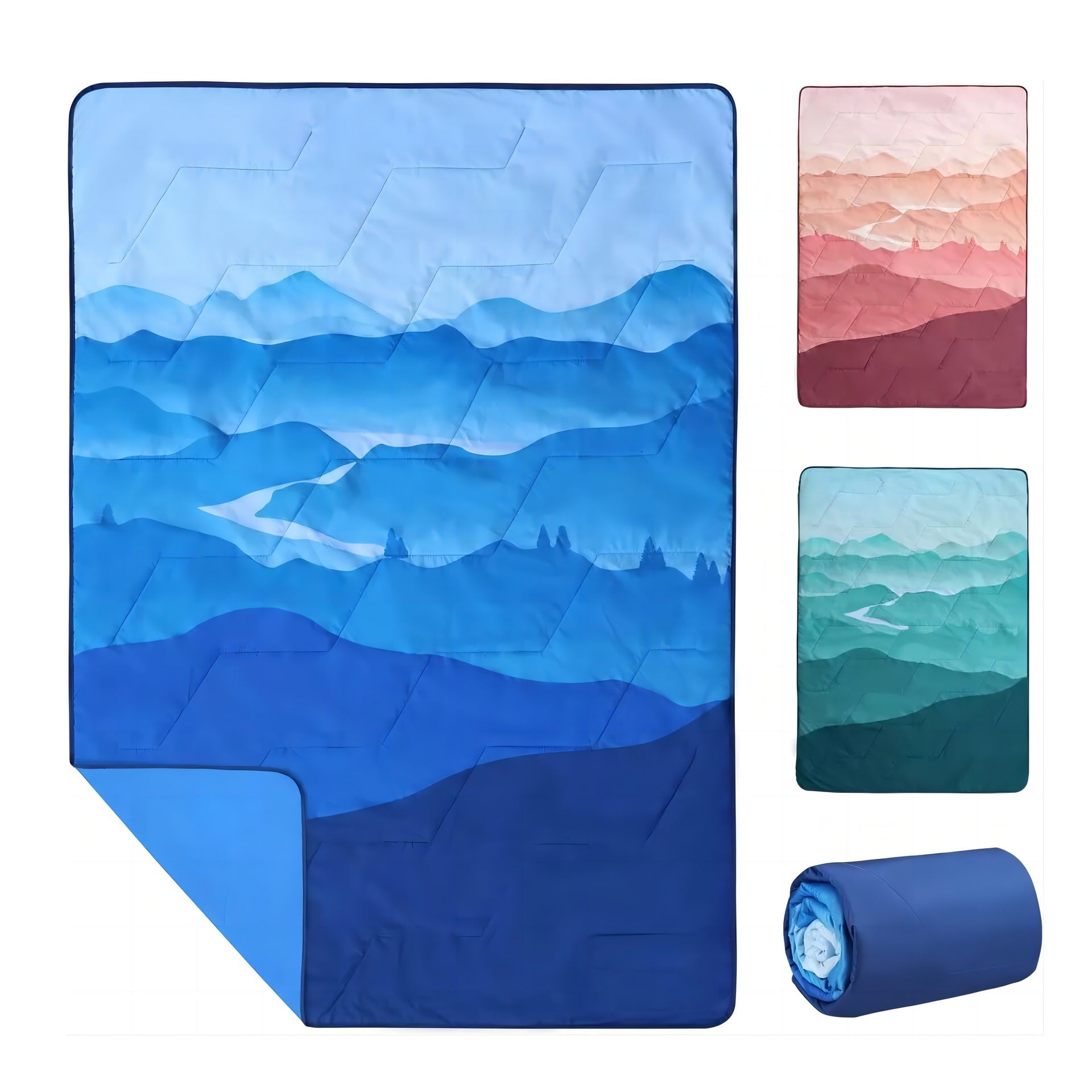Picnic Blanket Water-Repellent Outdoor Mat Lightweight Portable Unisex
