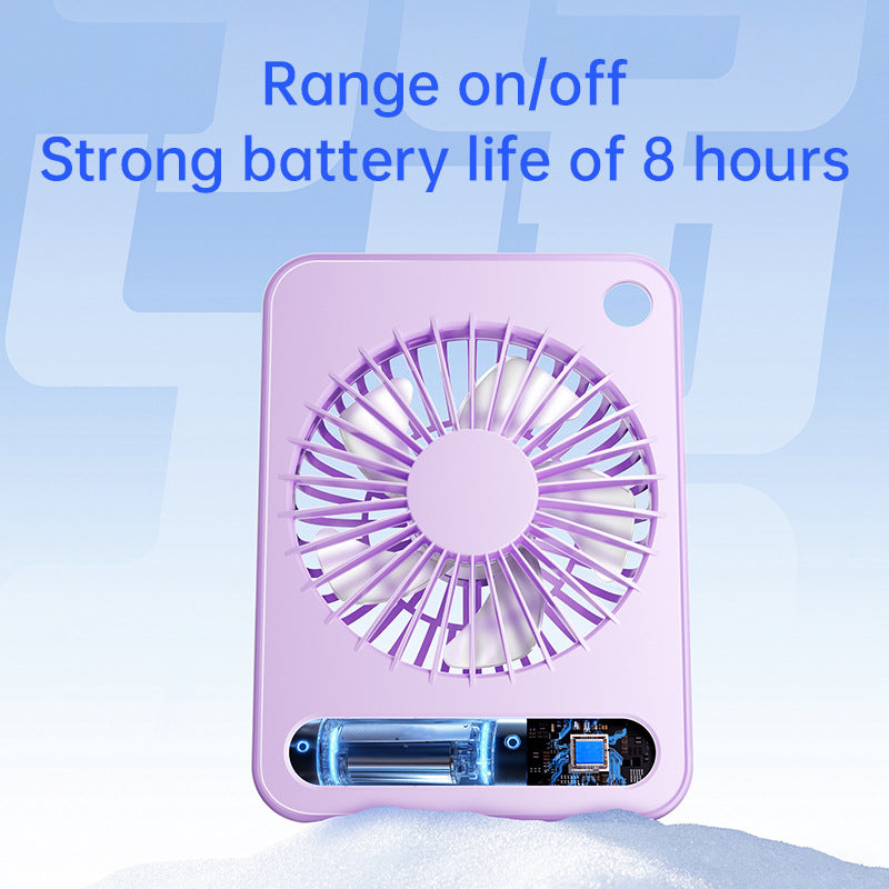 Portable Fan for Women Digital Speed Control Type-C Charging Lightweight