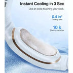 Bladeless Ergonomic Neck Air Cooler USB Rechargeable Adjustable Vents Unisex One Size