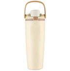 Stainless Steel Vacuum Insulated Water Bottle Double-Walled Leak-Proof with Carry Handle