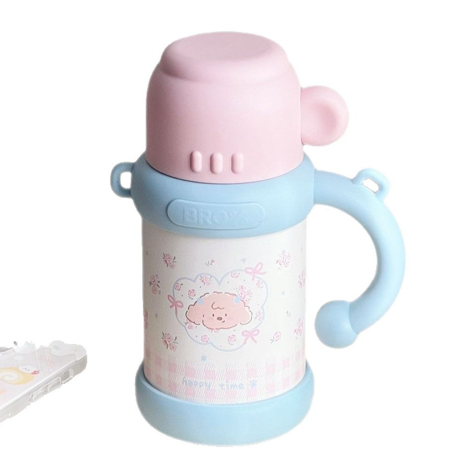 Unisex BPA-Free Plastic Water Bottle Leak-Proof with Carrying Handle Durable and Stylish