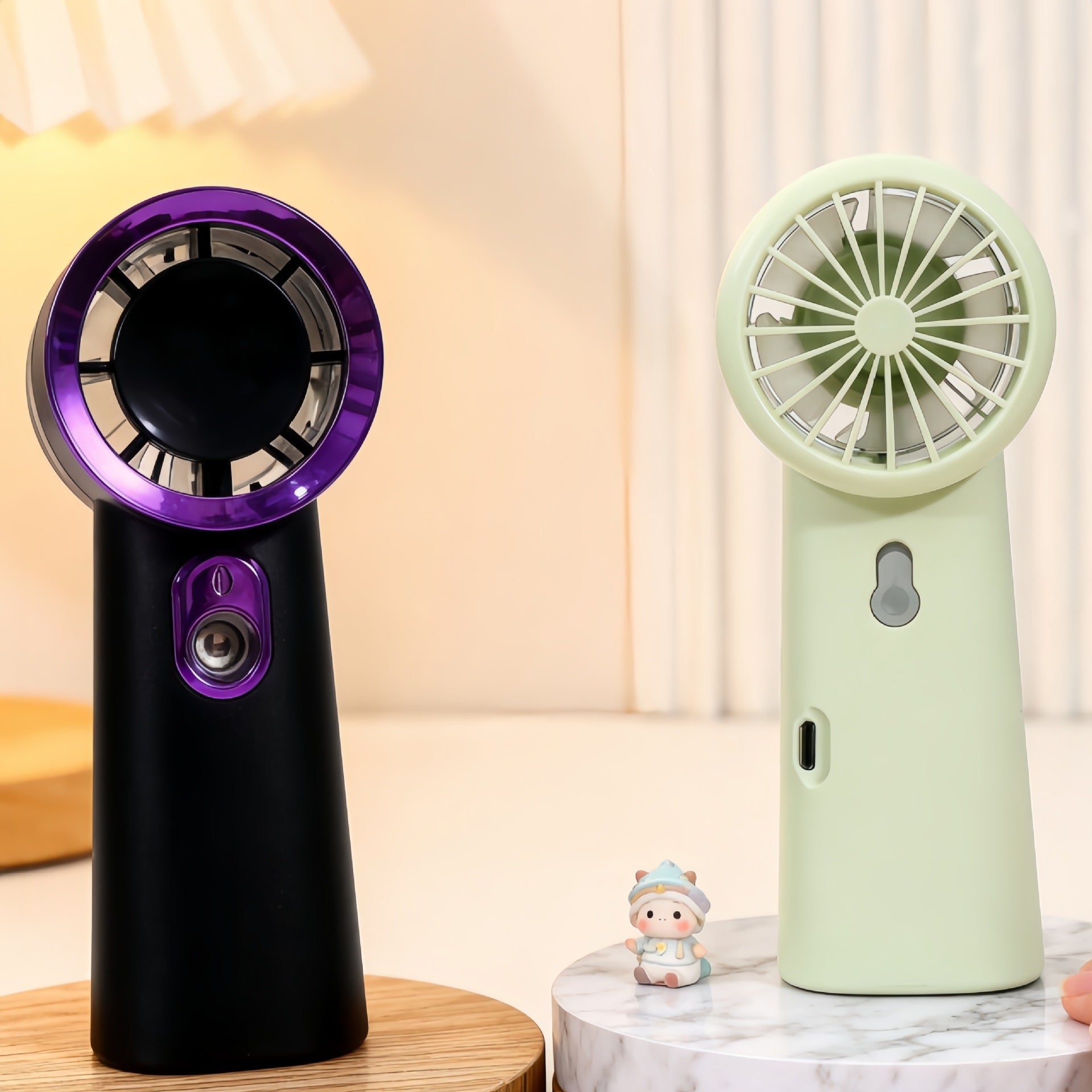 Portable Mini Hand Fan USB Rechargeable Ergonomic Design Lightweight Personal Cooling