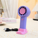 Portable USB Mini Fan with Flexible Tilt, Compact Lightweight Personal Cooling Fan