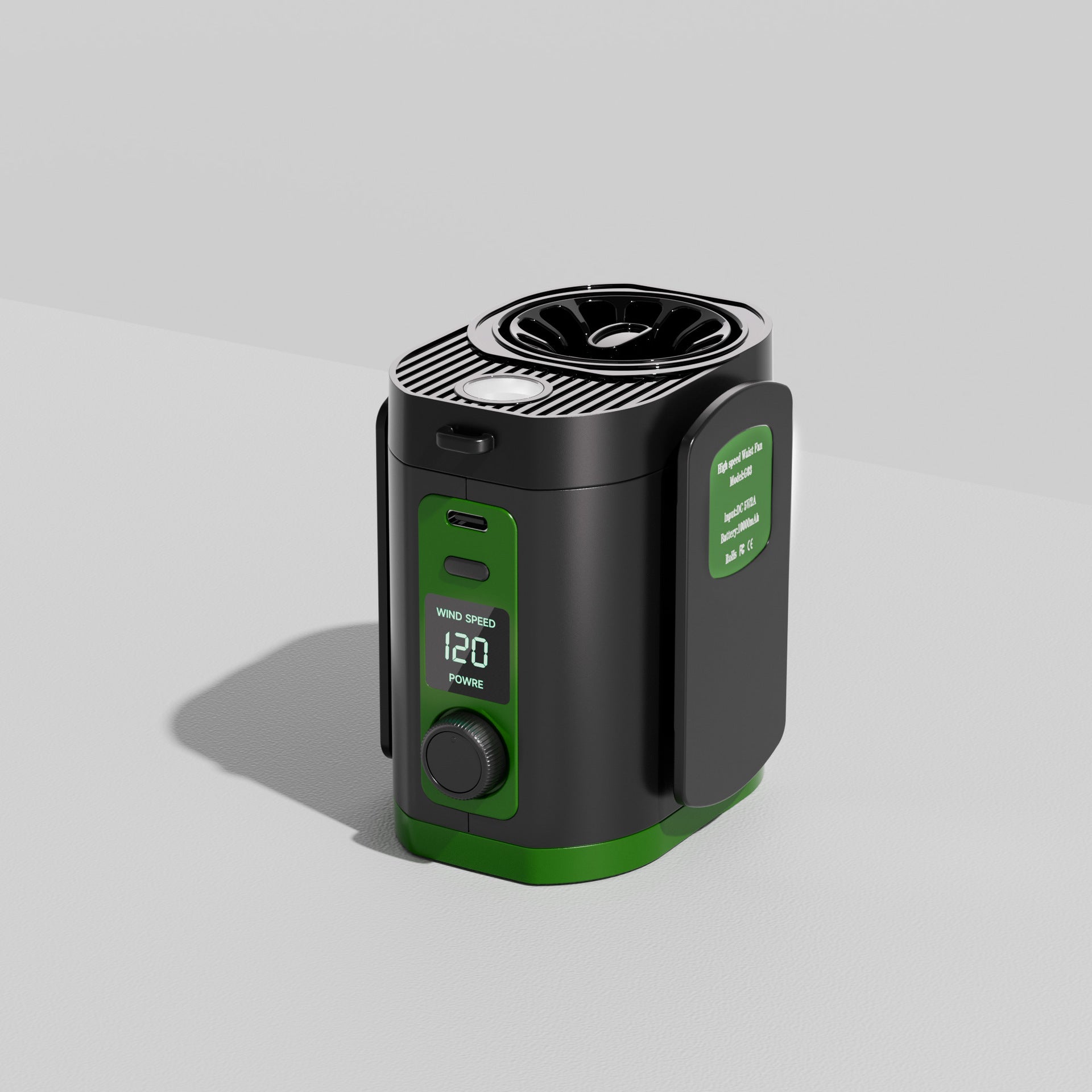 Mini Air Cooler Portable High Performance Adjustable Fan with Digital Display
