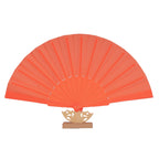 Ladies Decorative Fan with Elegant Wooden Handle Lightweight Stylish Accessory