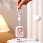Portable Clip Fan USB Powered with Adjustable Tilt Angle Compact and Lightweight for Travel and Office Use