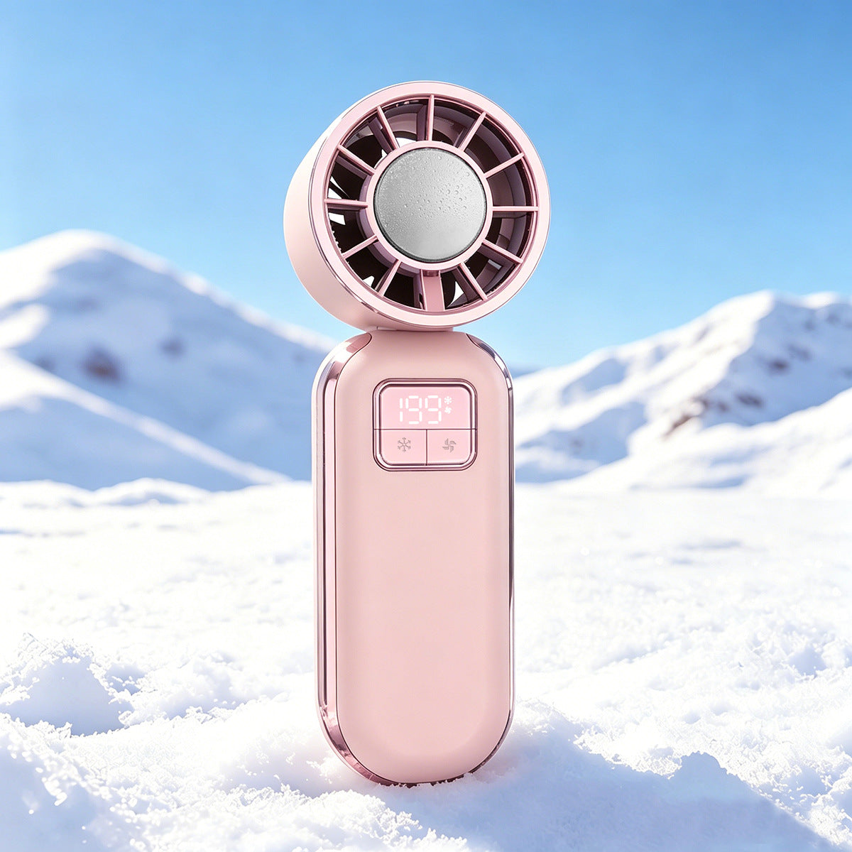 Portable Personal Fan Compact Rechargeable Handheld Fan with LED Display
