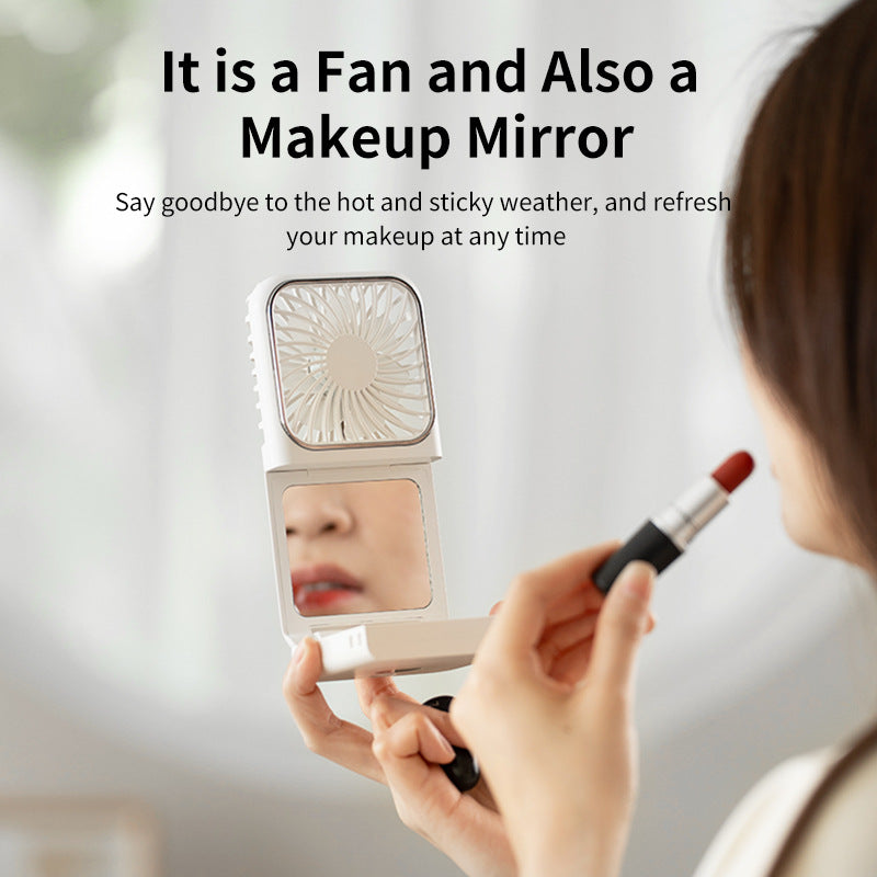Portable Handheld Rechargeable Fan Compact Lightweight Personal Cooling Device