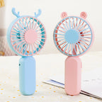 Portable Mini Hand Fan with Ergonomic Handle and Powerful Battery Lightweight Personal Cooling Fan for Women