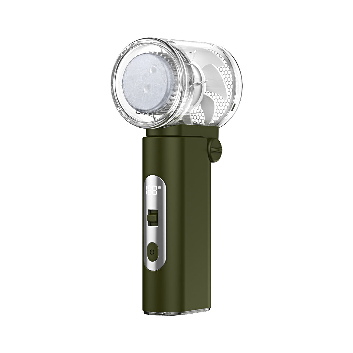 Portable Fan Handheld Rechargeable Personal Fan with Adjustable Speed Green