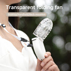 Portable Ladies Fan Compact Personal Cooling Fan with Mirror and Long Battery Life