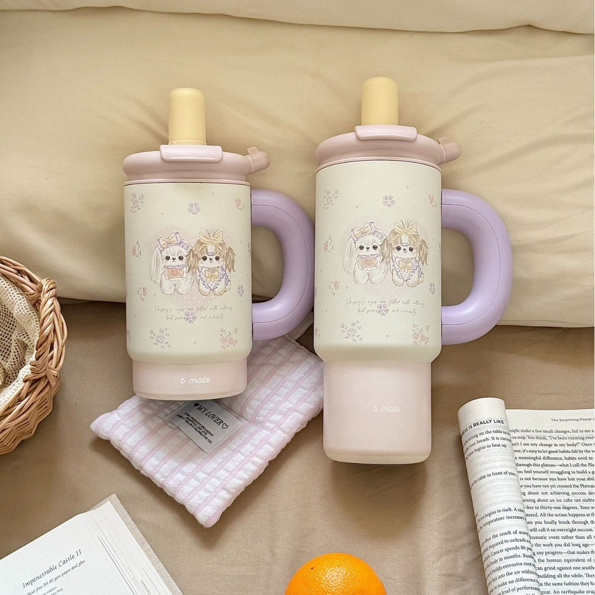 Women’s Multi-Purpose Insulated Drink Container Leak-Proof Lid Ergonomic Handle Large Capacity