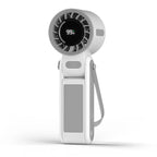Portable Handheld Fan with Integrated Battery and Flexible Holder Compact Design