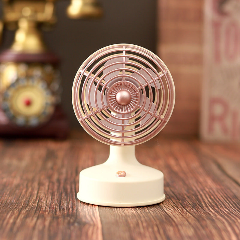 Portable Table Fan Compact Lightweight Personal Cooling Fan for Home Office Travel