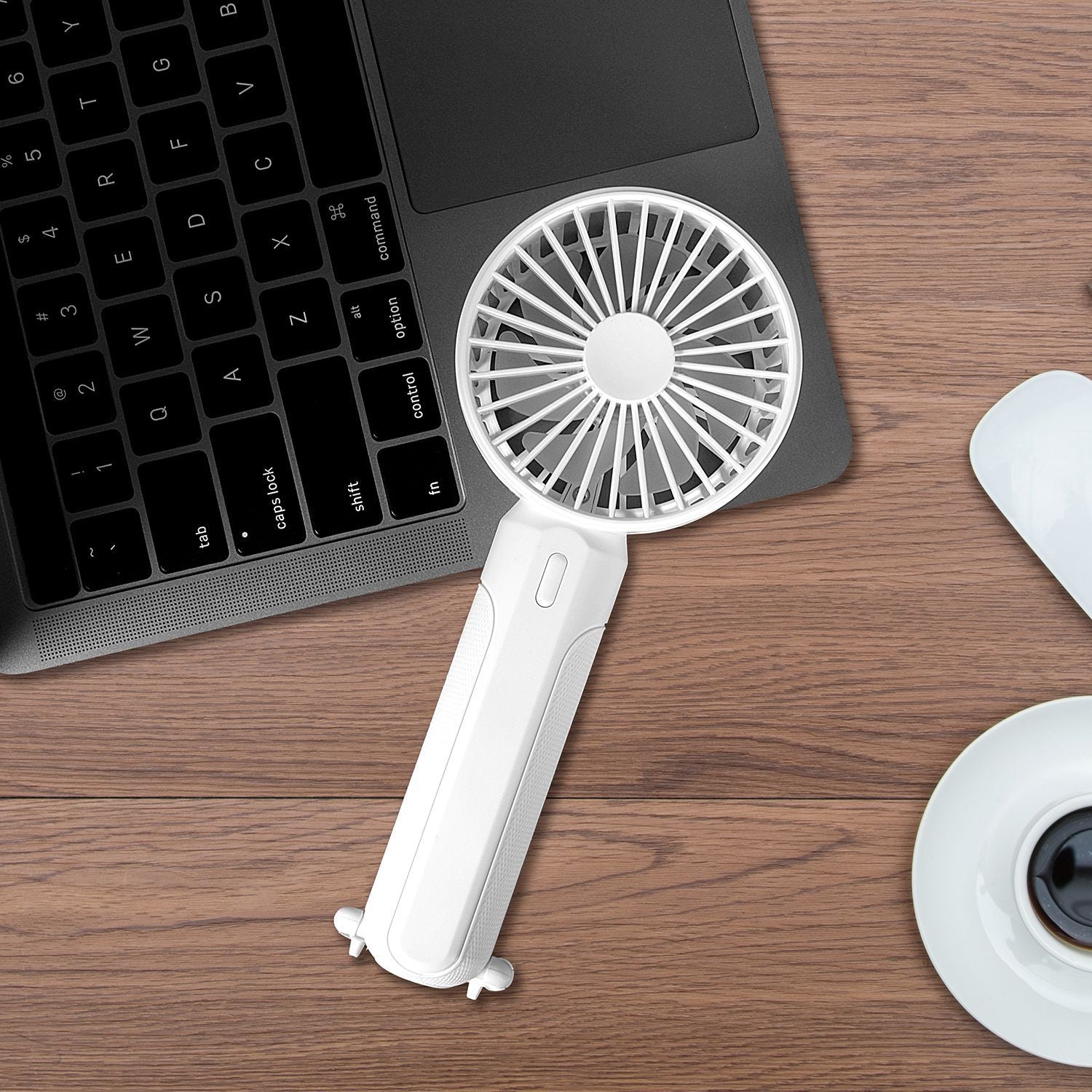 Harrow Portable Rechargeable Handheld Cooling Fan Lightweight Compact Adjustable Speed
