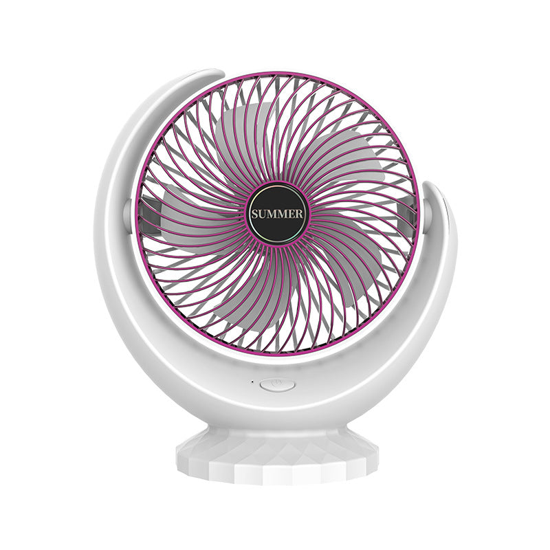 Portable Table Fan Lightweight Quiet Operation Adjustable Speeds Compact Design