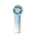 Portable USB Rechargeable Handheld Fan Compact Quiet Operation Ergonomic Grip