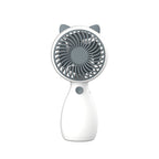 Portable USB Fan Cat Design Lightweight Compact Personal Cooling Fan