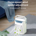 USB Desktop Evaporative Cooler Humidifier One Size Top Fill Water Tank Touch Controls