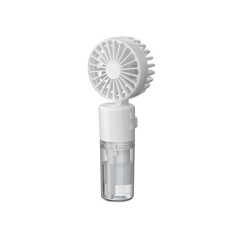 Portable Fan with Water Mist Rechargeable Handheld Cooling Fan Unisex