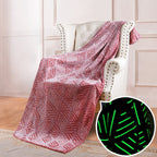 Unisex Sports Fleece Blanket Soft Cozy Throw with Bright Colorful Sports Ball Design