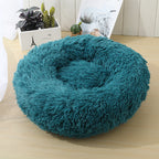 Fluffy Dog Bed Hypoallergenic Soft Round Non-Slip Machine Washable