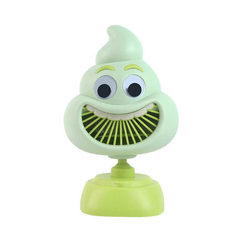 Rechargeable Mini Fan Bunny-Themed Portable USB Cooling Fan Quiet Operation