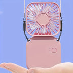 Compact Clip-On Fan Portable Rechargeable Battery Operated Lightweight