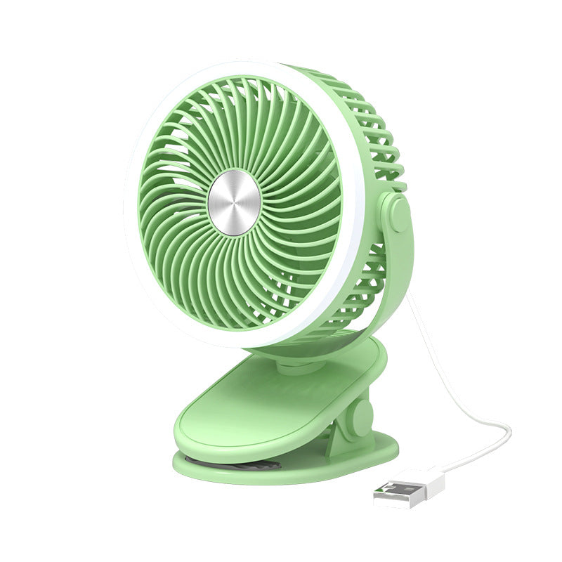 Portable Clip Fan with Adjustable Head Quiet Operation Compact Design