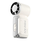 Portable Mini Air Cooler with LCD Display Rechargeable Battery Compact Personal Fan