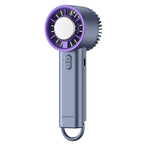 Compact USB Rechargeable Fan Portable Personal Cooling Fan with Adjustable Speeds and LED Display