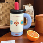 Women’s Multi-Purpose Insulated Drink Container Leak-Proof Lid Ergonomic Handle Large Capacity