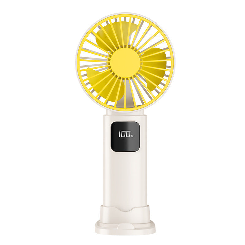 Portable Fan Rechargeable Battery Multiple Speeds Compact Lightweight