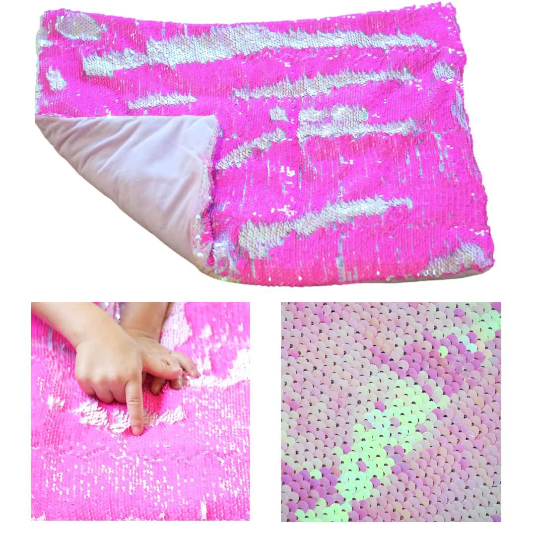 Women's Sparkling Sequin Poncho Soft Lined Versatile Evening Wear