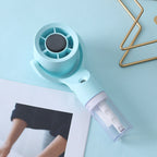 Portable Personal Cooling Fan with Water Mist Spray Adjustable Speed Lightweight and Compact