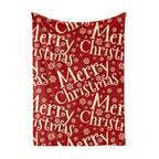 Brehn Women's Christmas Blanket Soft Microfiber Festive Santa Snowflake Design Cozy Throw