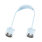 Ladies Portable Neck Fan with Flexible Airflow Control USB Rechargeable