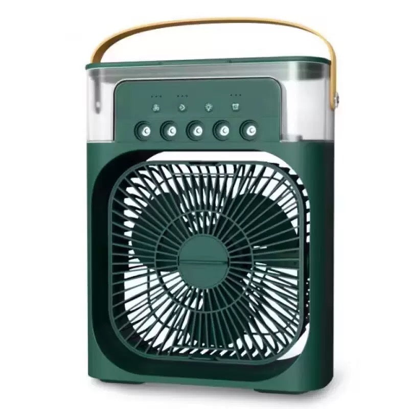Portable Air Cooling Fan with Built-In Water Tank Rechargeable Multi-Speed Compact