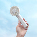 Harrow Women's Compact Handheld Cooling Fan Rechargeable Portable Pink